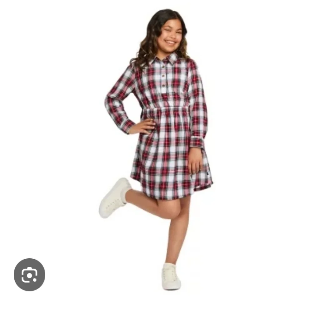 Gap Kids Girls Casual Easy Care Knee Length Long Sleeve Dress